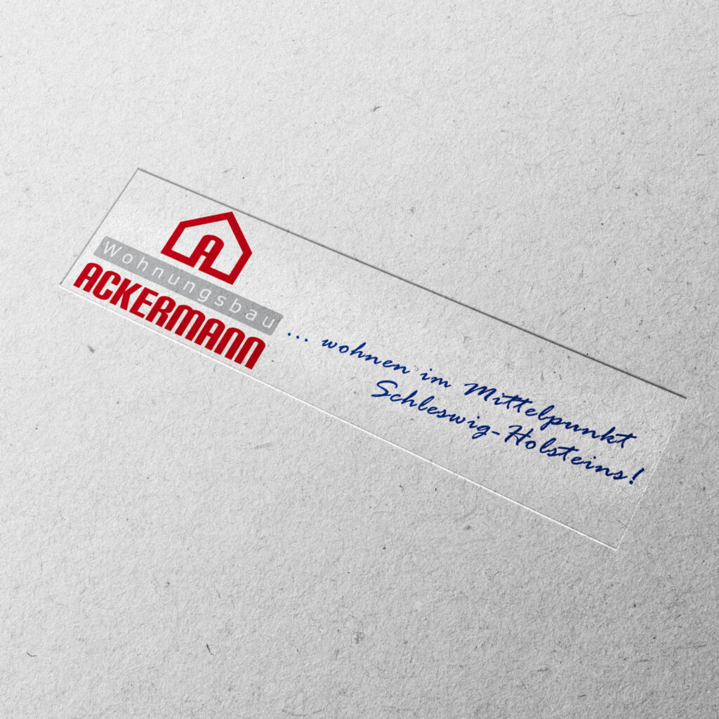 Logoentwicklung Wohnungsbau Ackermann